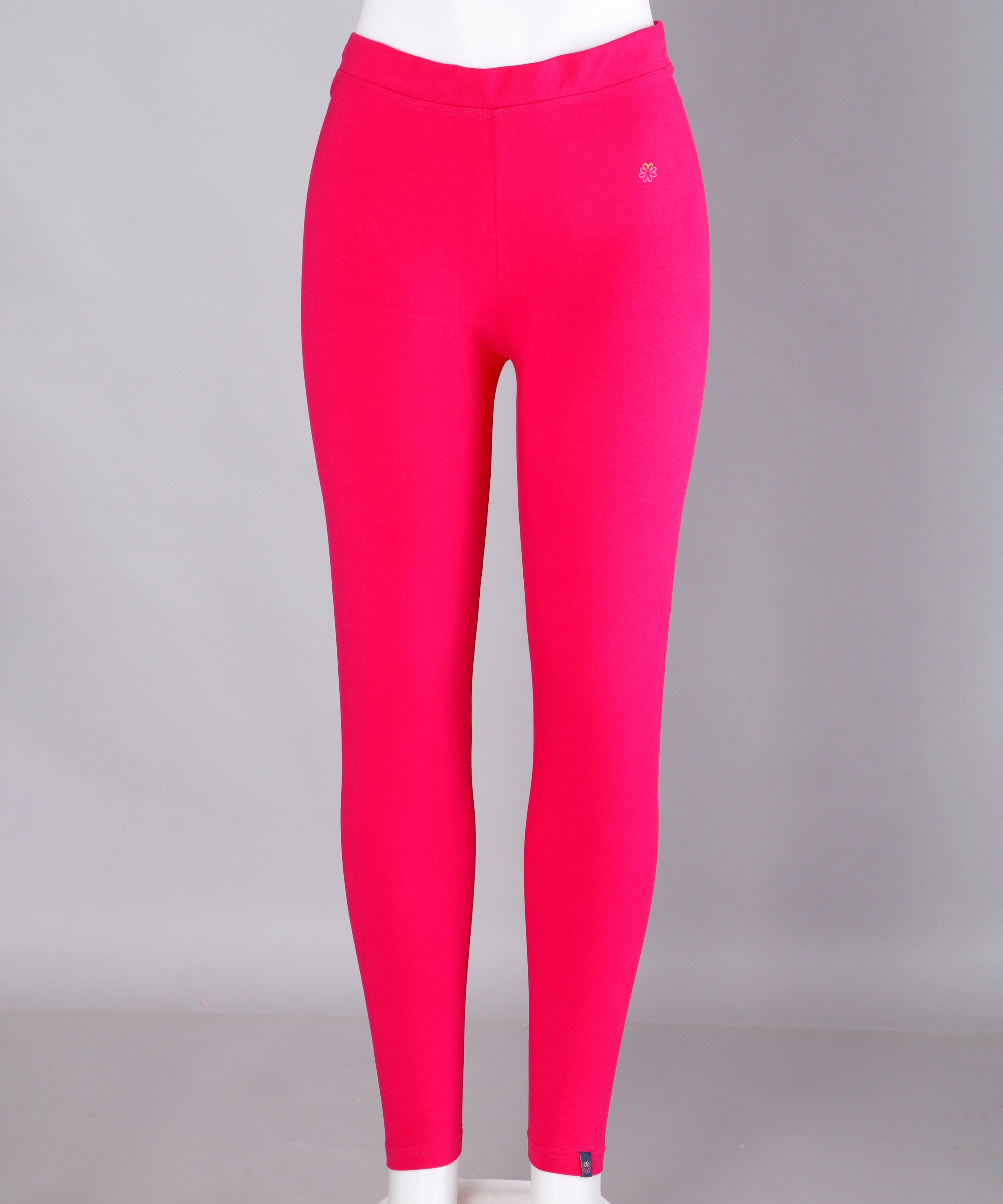 Womens Hot Pink Leggings - Main Image