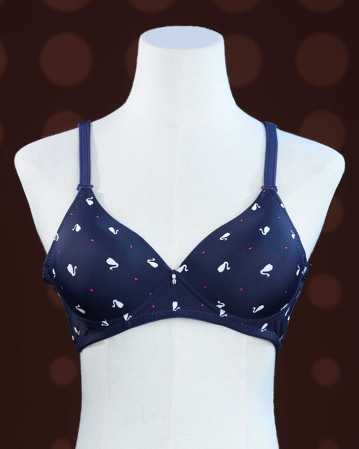 Navy Blue Color Padded Brassiere