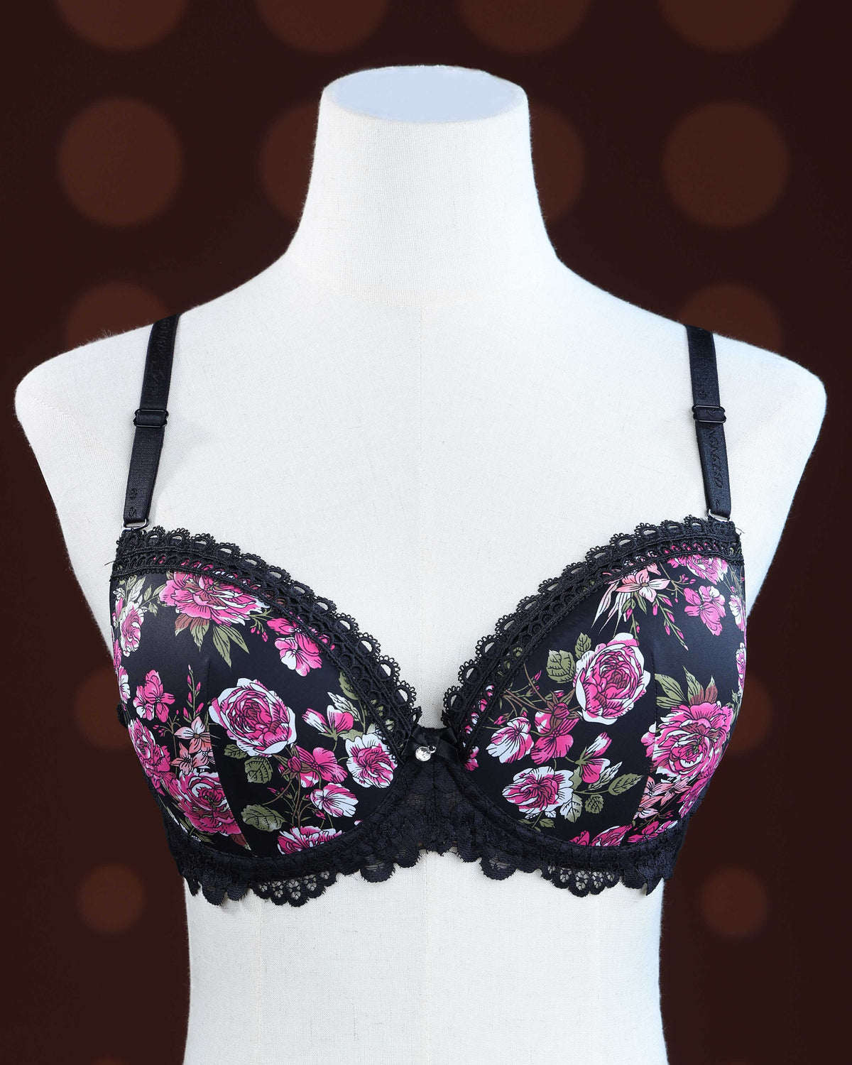 Black Color Padded Brassiere