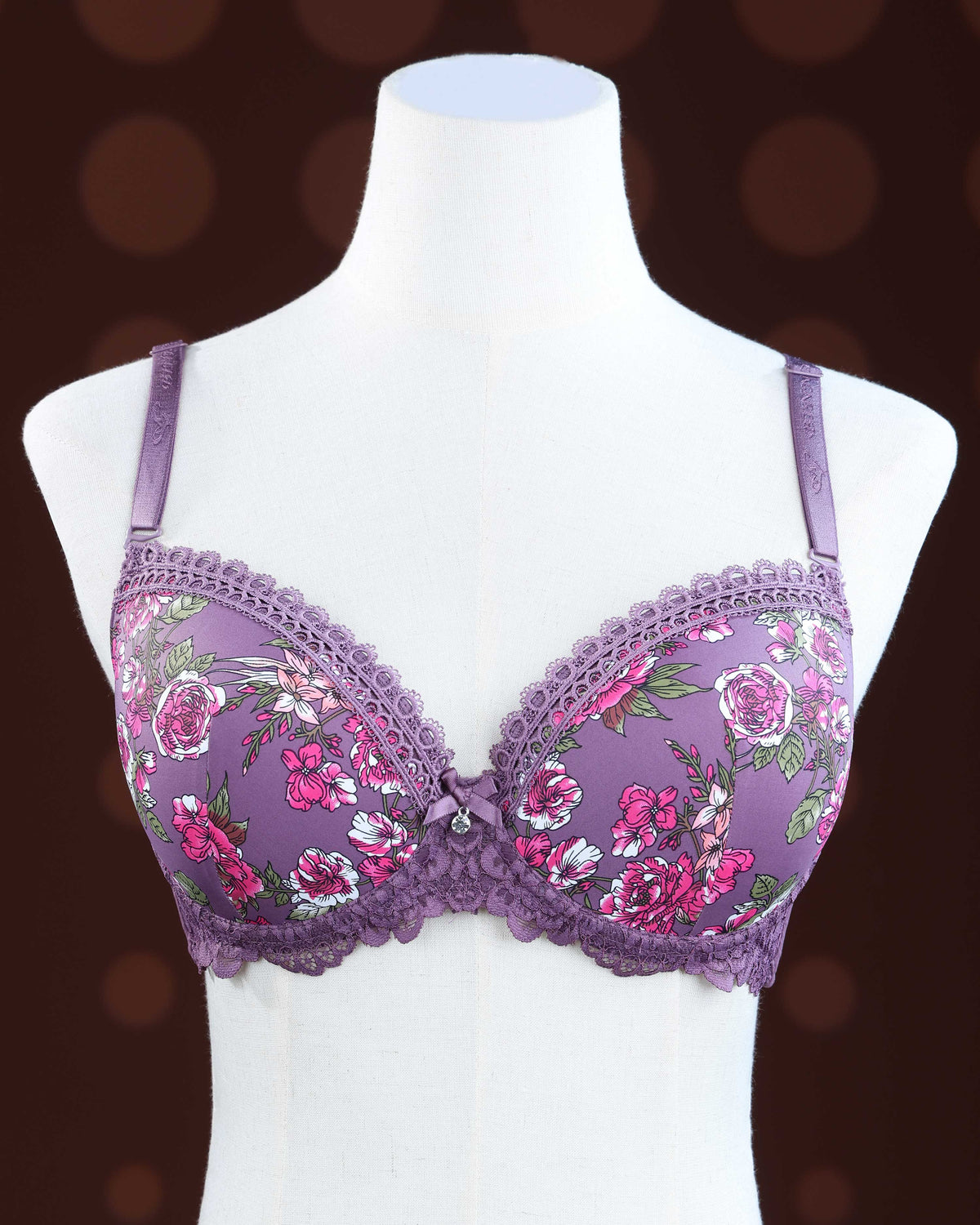 Lavender Color Padded Brassiere