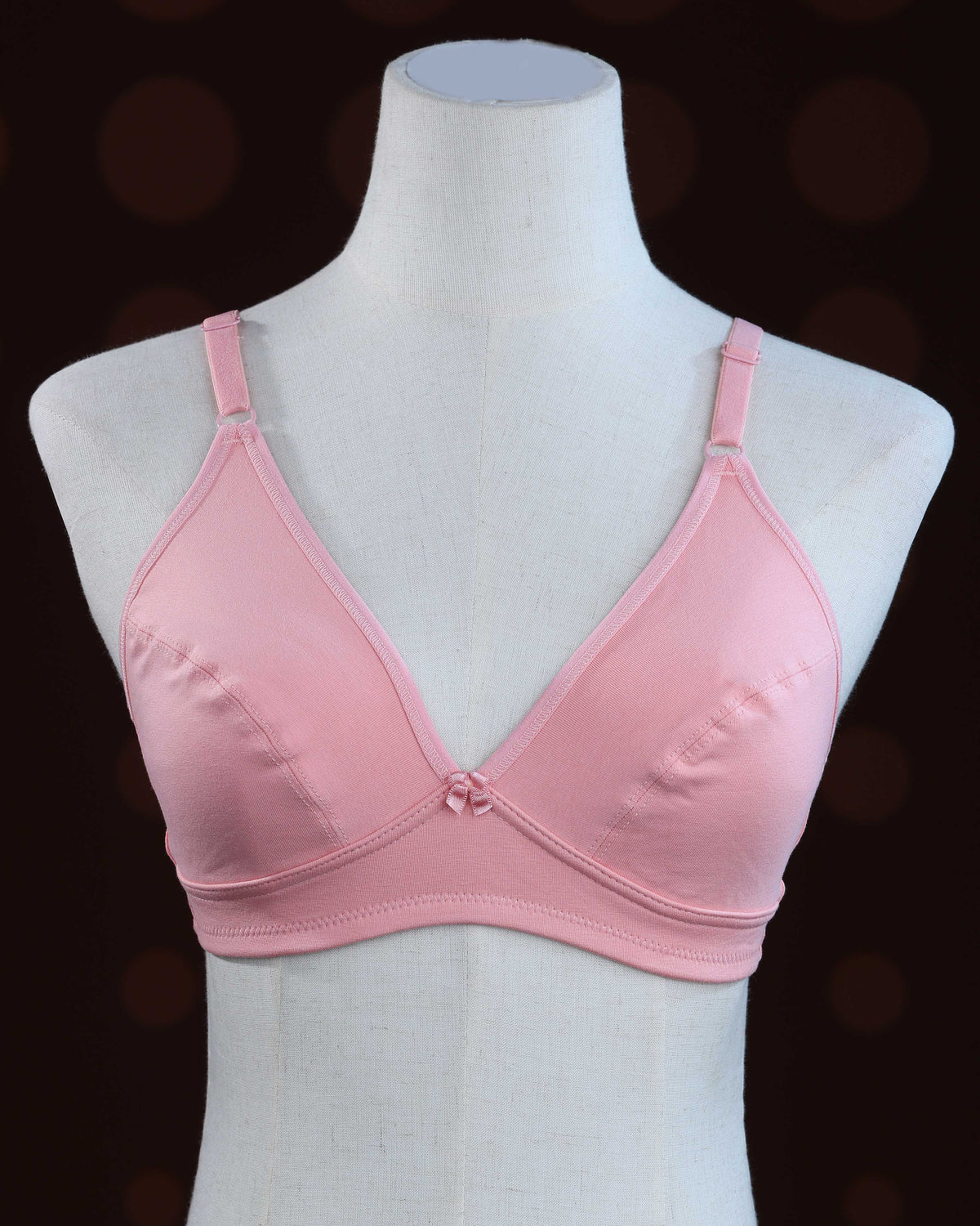 Peach Color Non Padded Brassiere