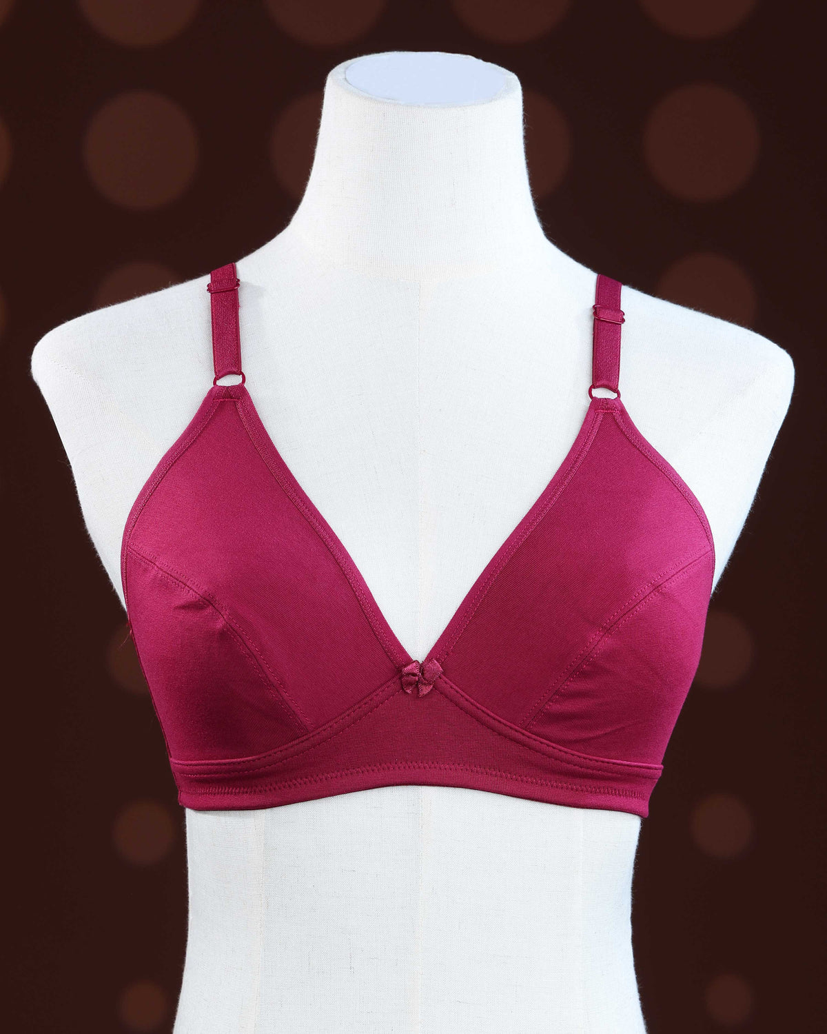 Purple Color Non Padded Brassiere