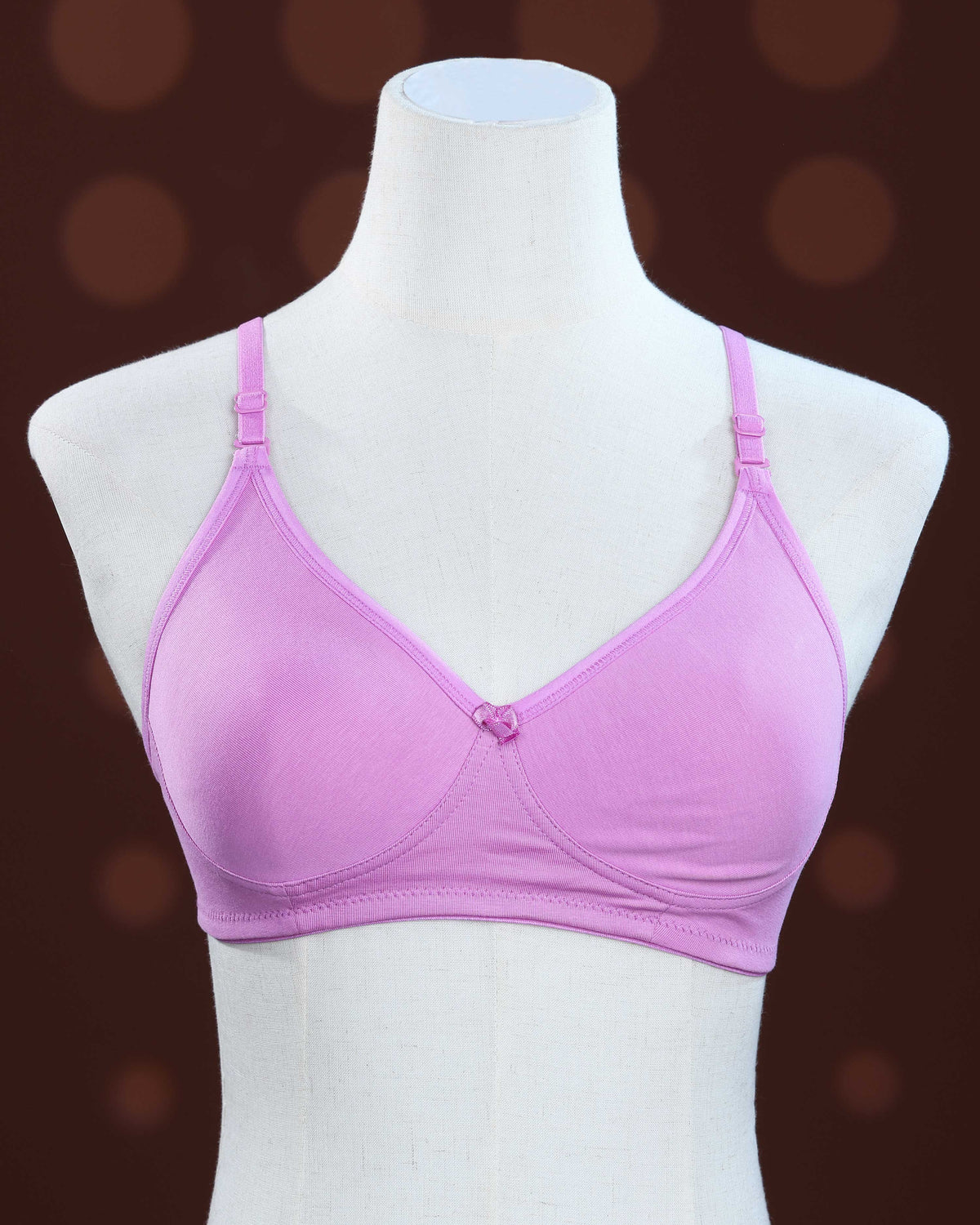 Purple Color Padded Brassiere