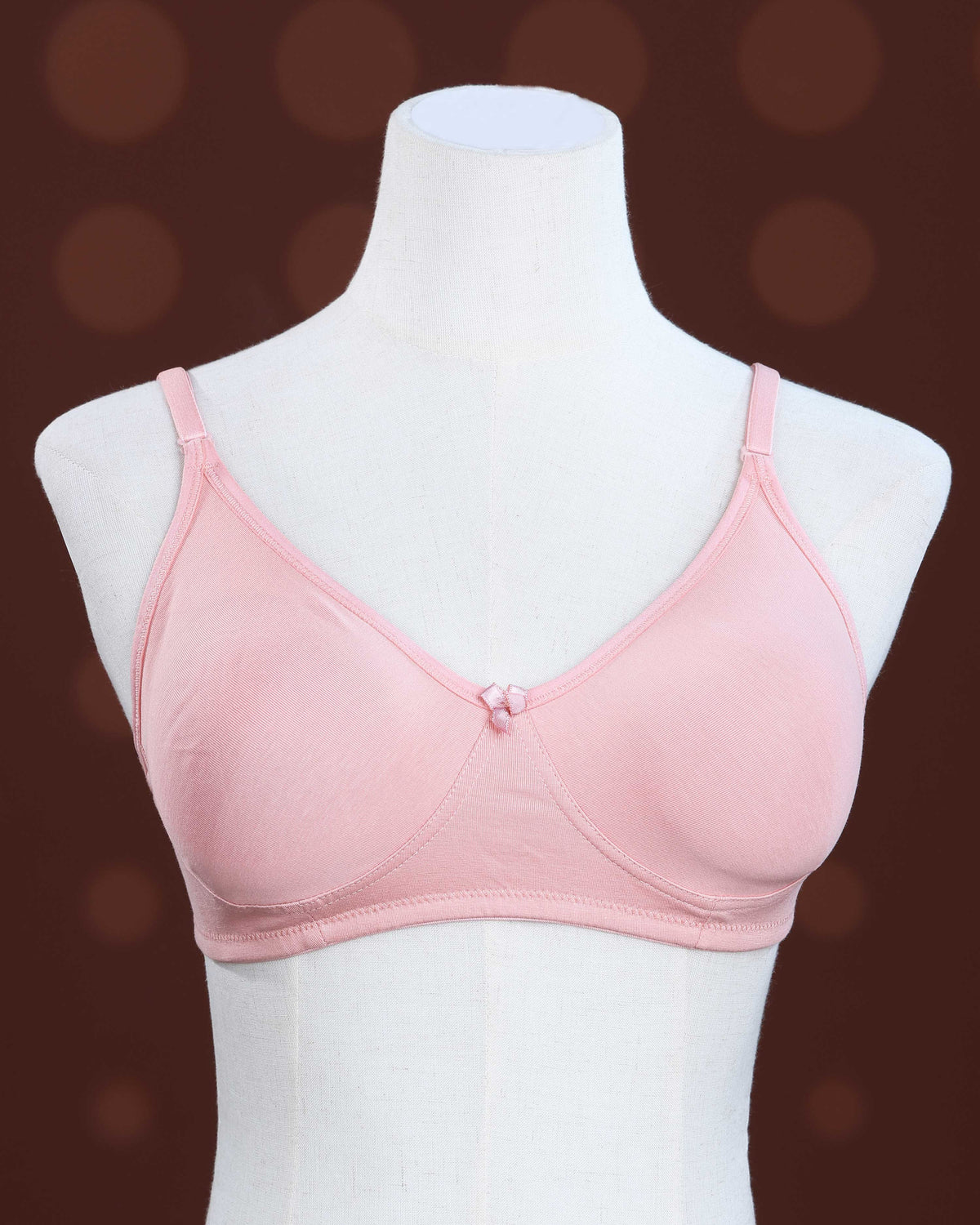 Peach Color Padded Brassiere