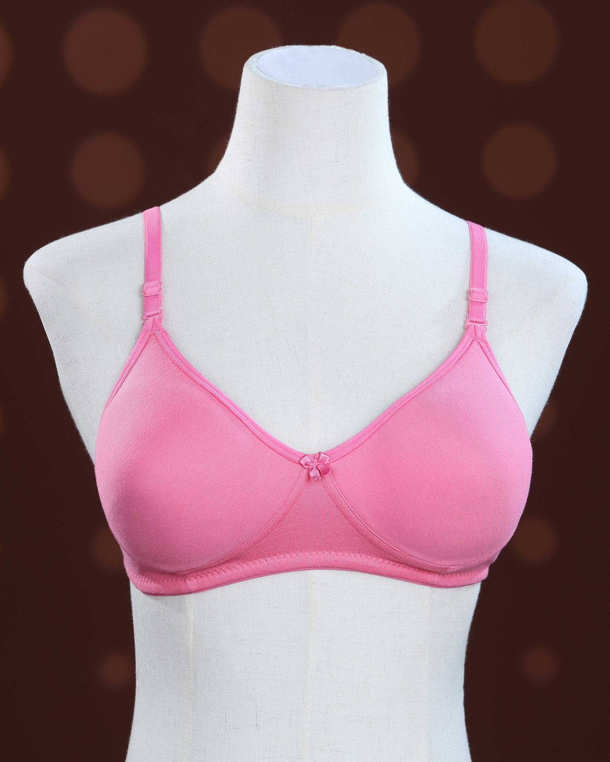 Pink Color Padded Brassiere