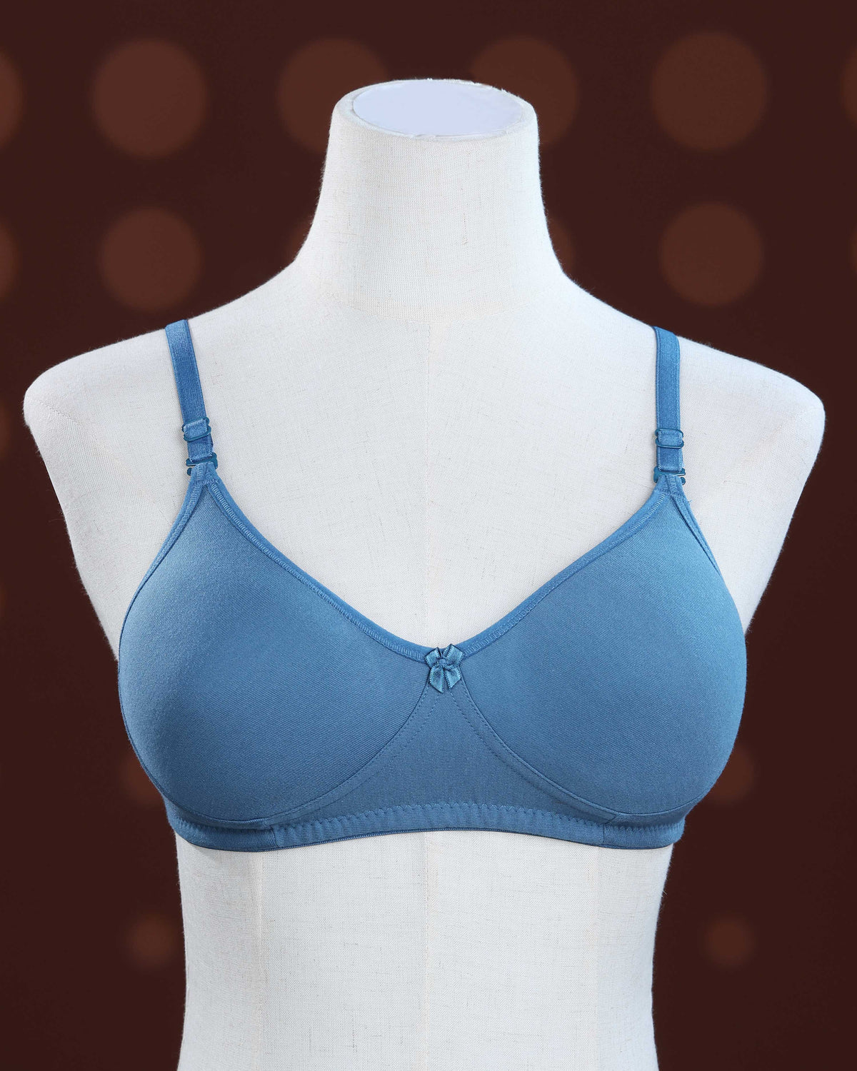 Blue Color Padded Brassiere