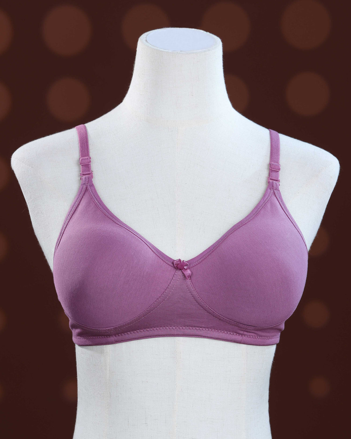 Purple Color Padded Brassiere