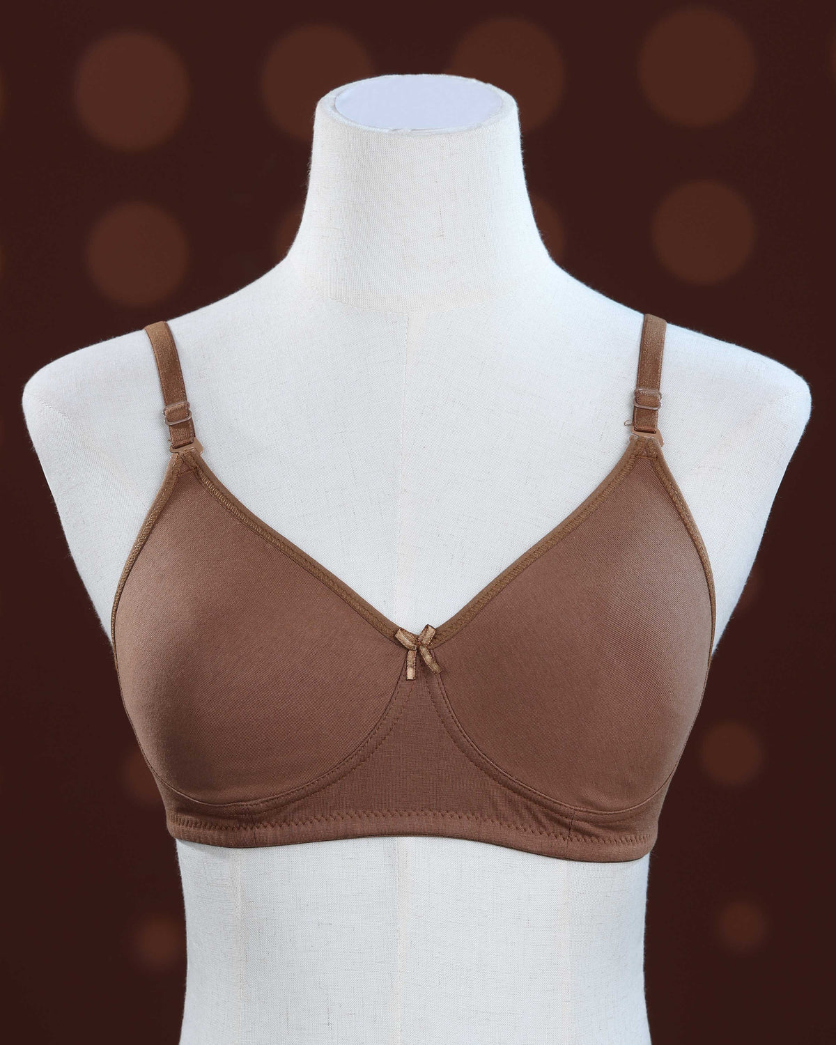 Brown Color Padded Brassiere
