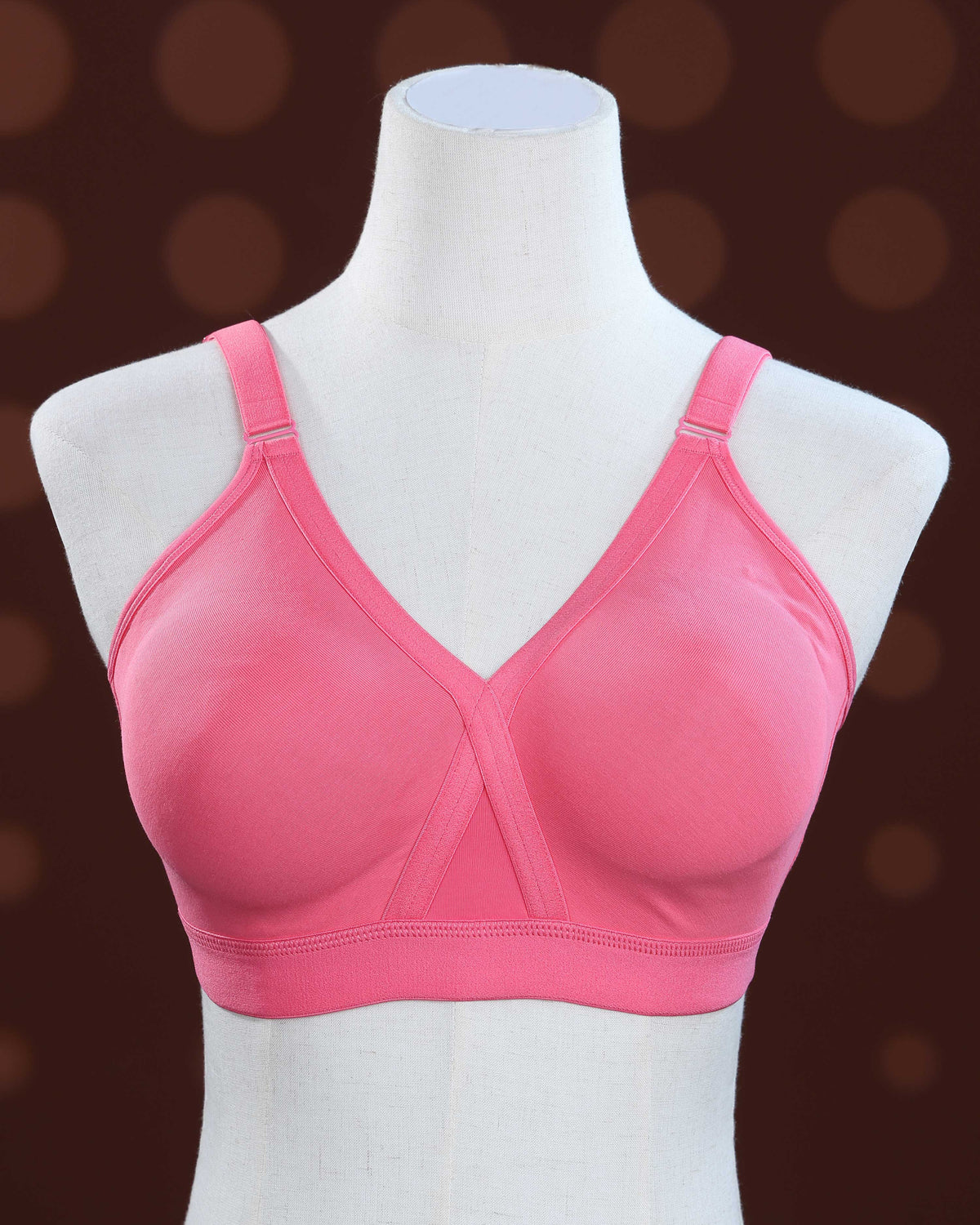 Pink Color Padded Brassiere
