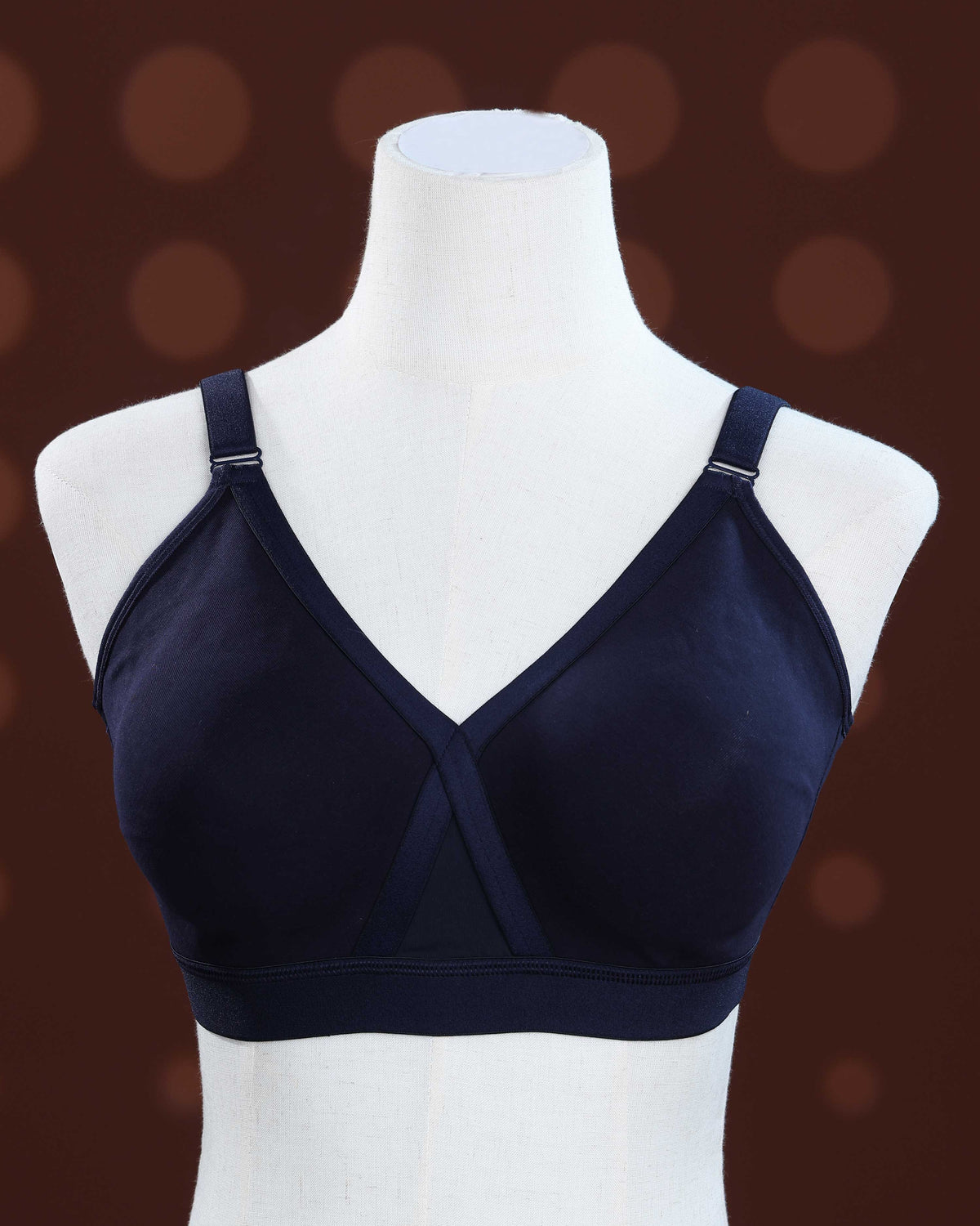 Navy Blue Color Padded Brassiere