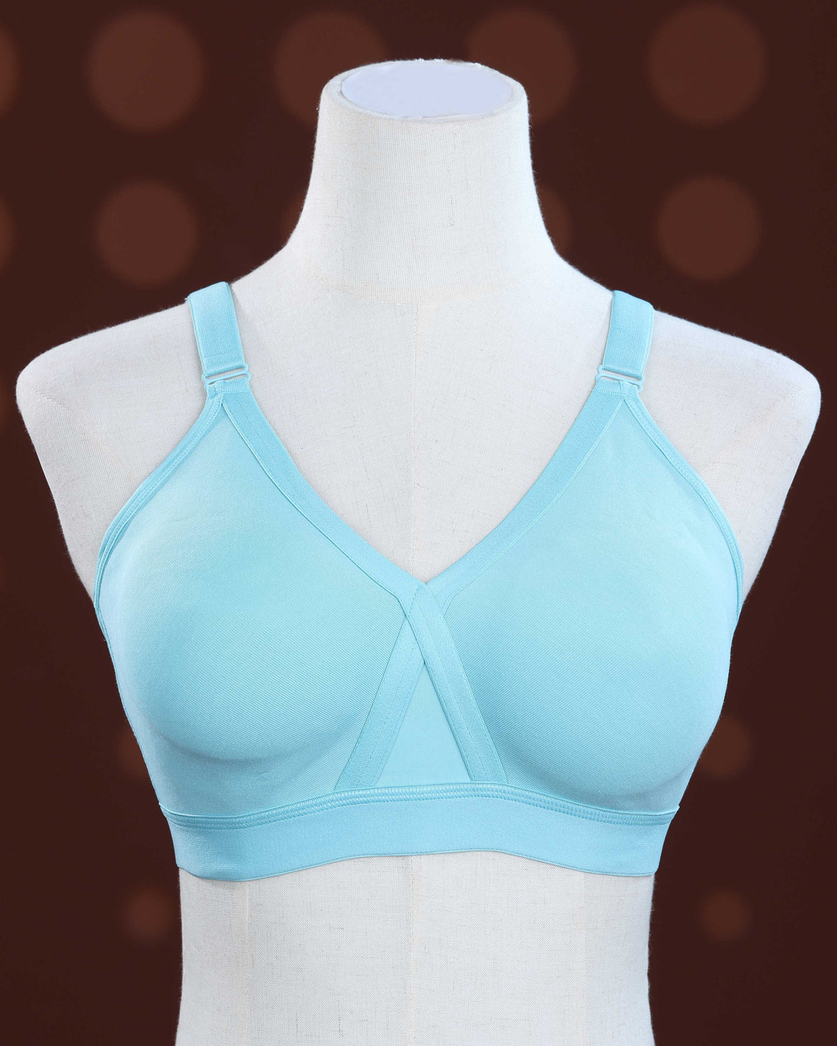 Sky Blue Color Padded Brassiere