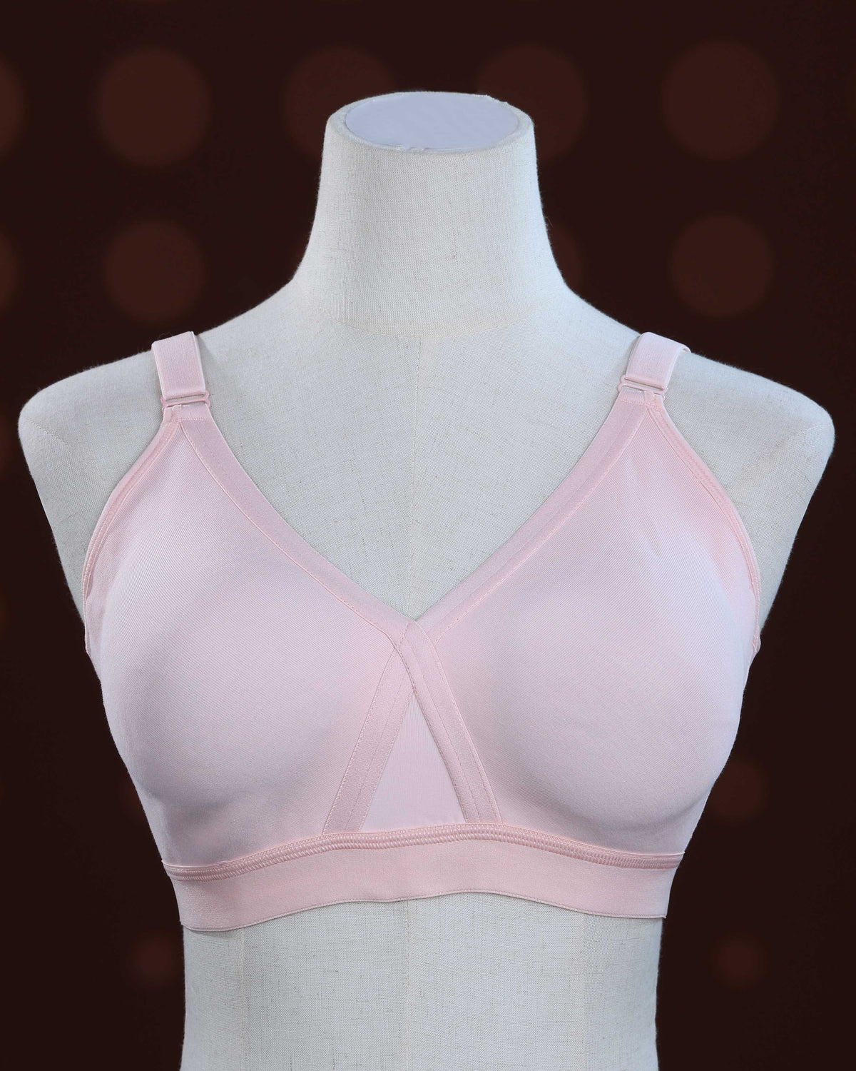 Pink Color Padded Brassiere