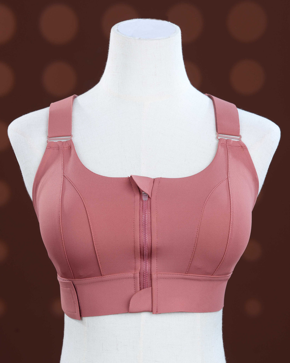 Coral Pink Color Padded Brassiere