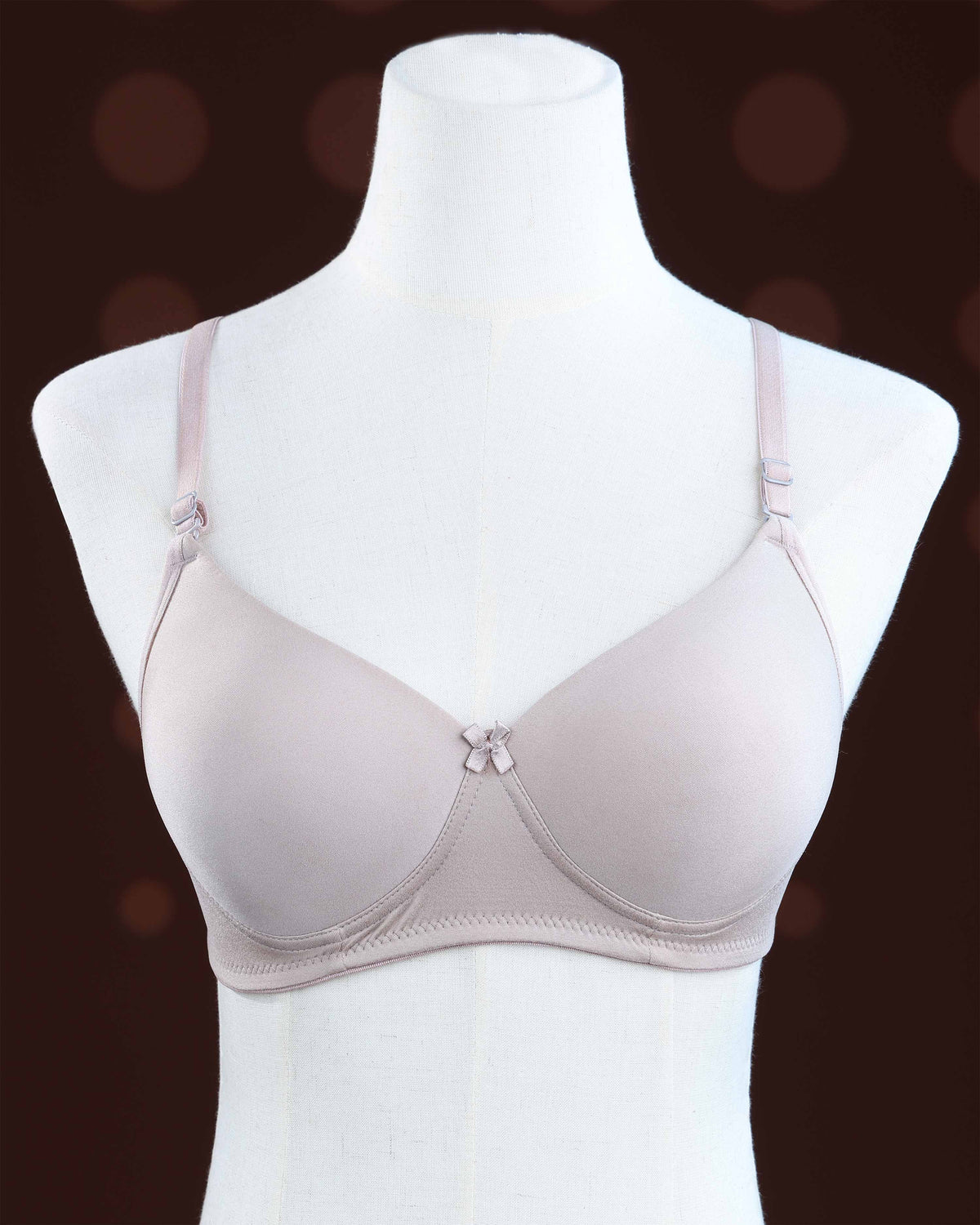 Beige Color Padded Brassiere