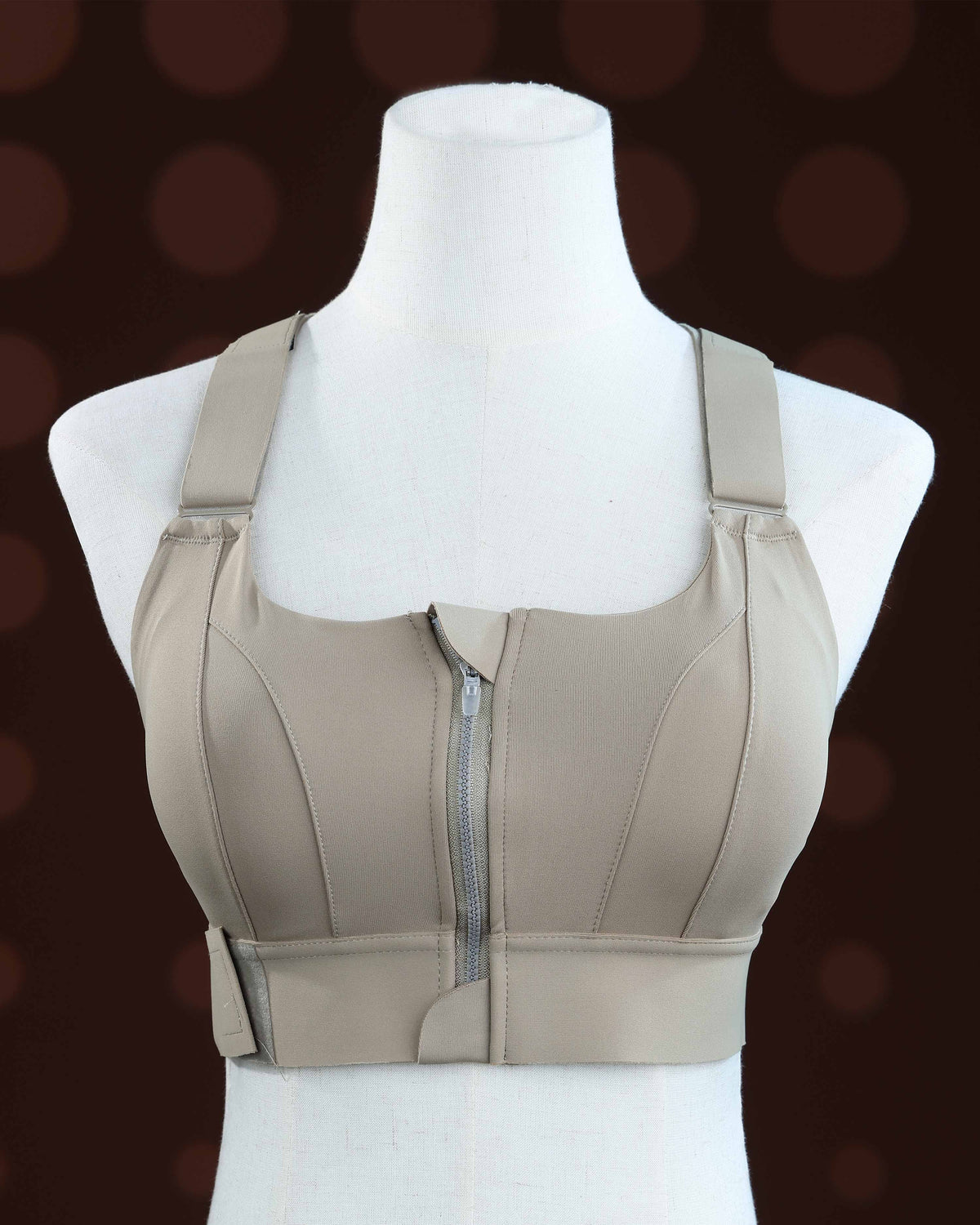 Olive Green Color Padded Brassiere