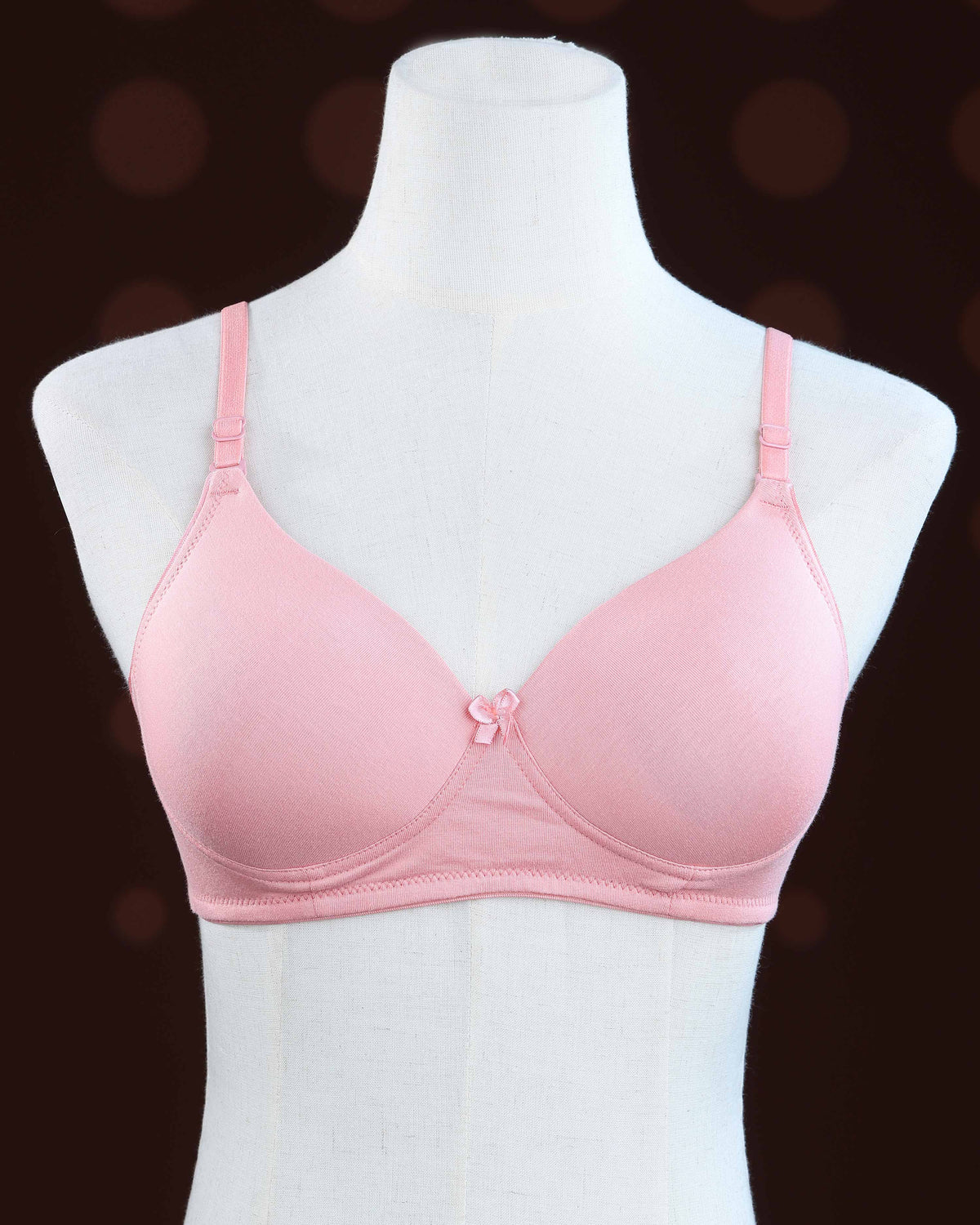 Peach Color Padded Brassiere