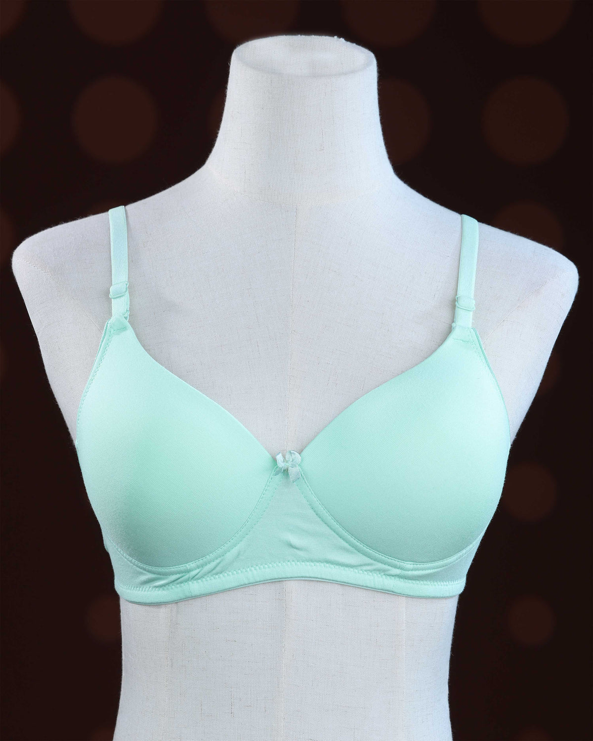 Light Green Color Padded Brassiere