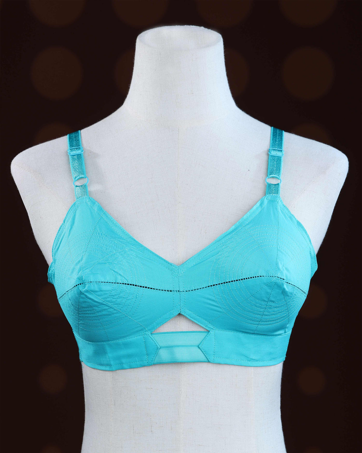 Sky Blue Color Non Padded Brassiere