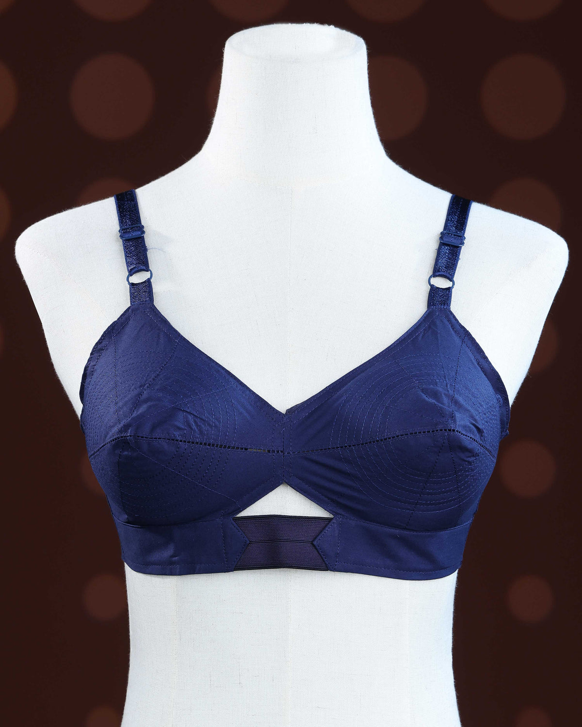 Navy Blue Color Non Padded Brassiere
