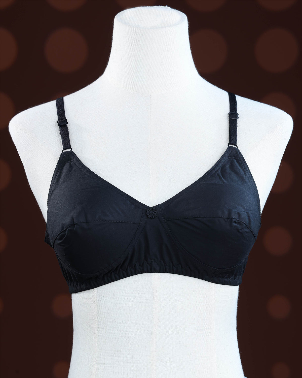 Black Color Non Padded Brassiere
