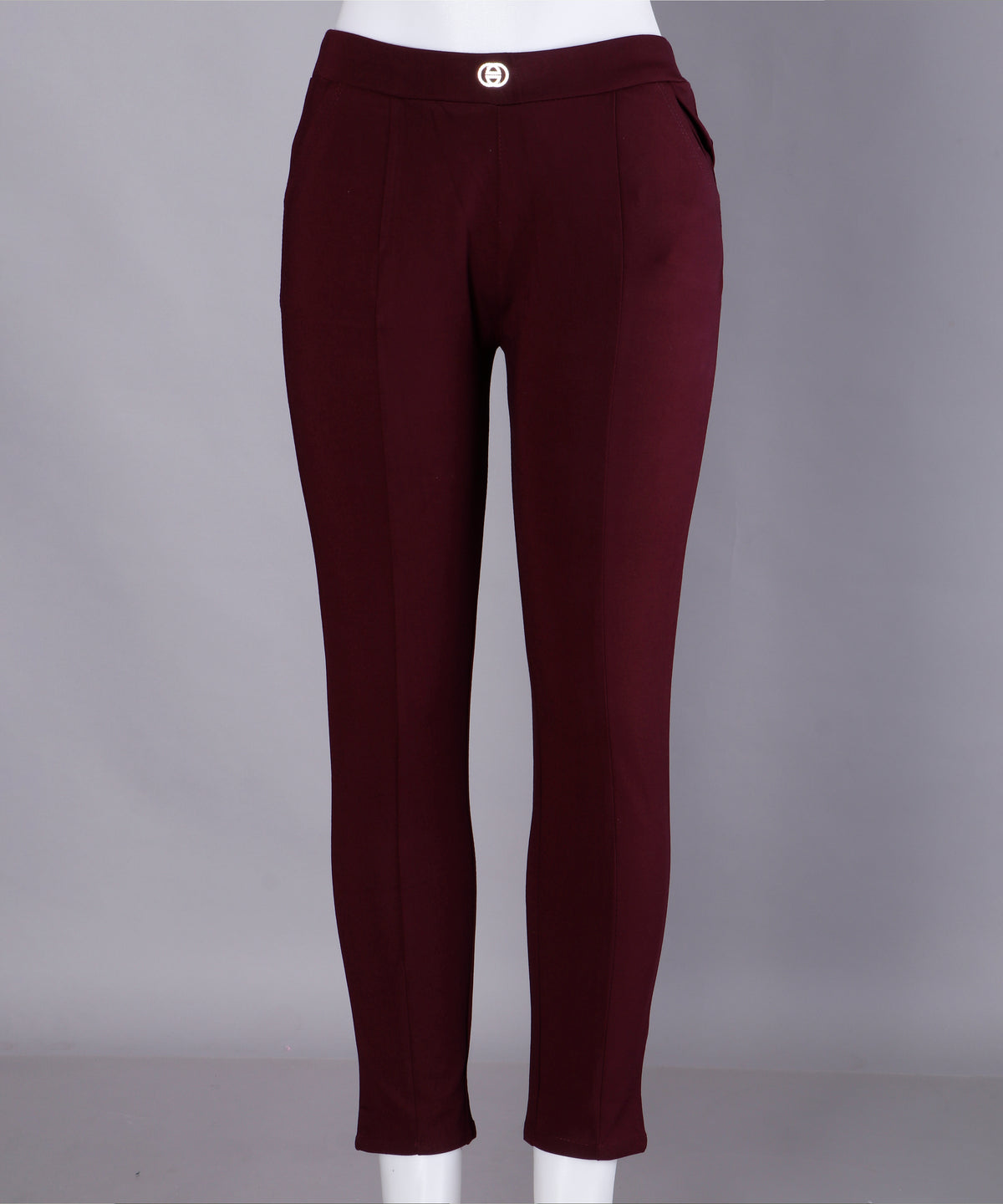 Women Slim Fit Regular Trousers