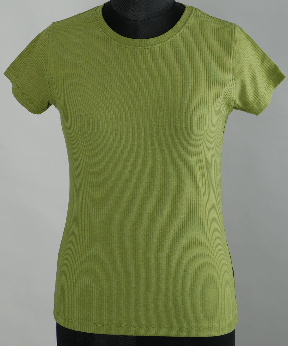 Round Neck Yellow Women's T-Shirt