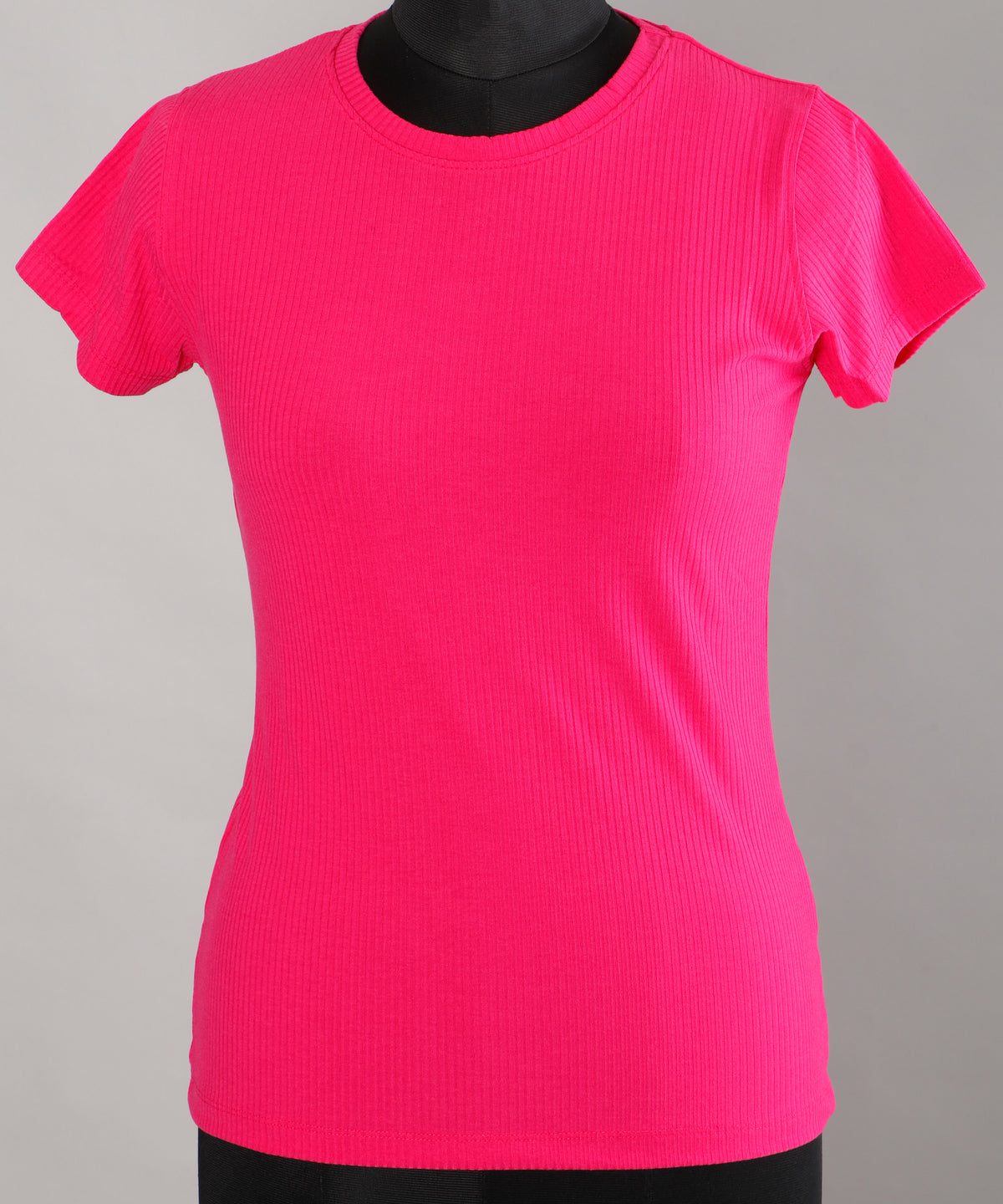 Round Neck Pink Women's T-Shirt