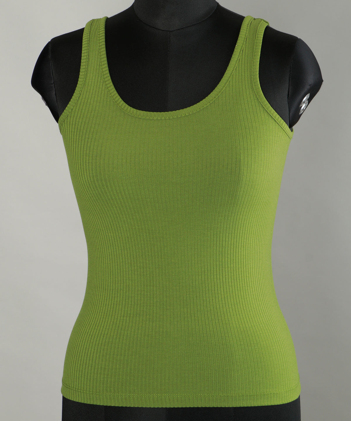Womens Green Cotton Camisole