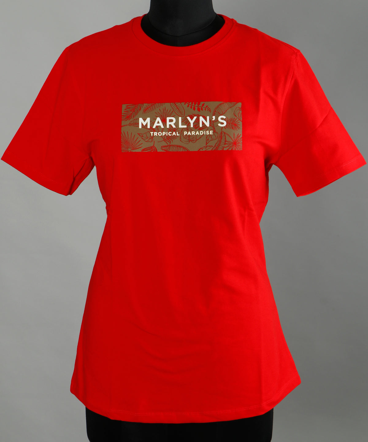 Round Neck Red Women's T-Shirt